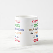 Klassiek en grappig frustratie citaat koffiemok (Center)