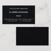 , Klassiek en Traditioneel Visitekaartje (Voorkant / Achterkant)