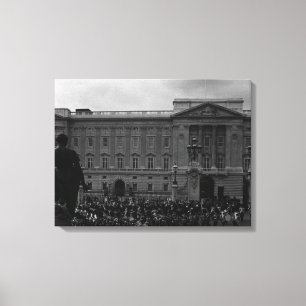 Klassiek Engeland Londen Oude Garde Buckingham Pal Canvas Afdruk