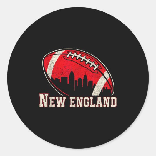 Klassiek Engeland Ronde Sticker (Voorkant)
