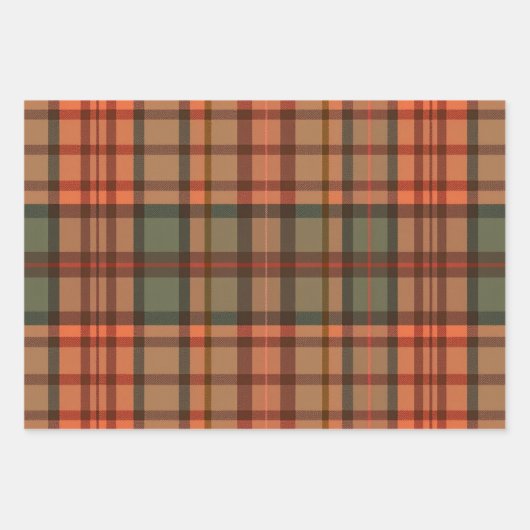 Klassiek Engels Folk Plaid Wrapping Paper (Voorkant 3)
