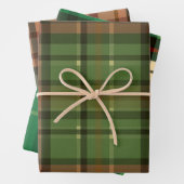 Klassiek Engels Folk Plaid Wrapping Paper (In situ)