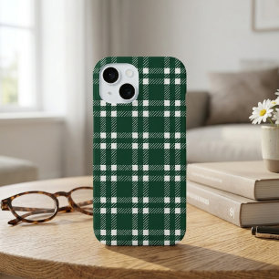 Klassiek Erfgoed Bosgroen Geruite Tartan iPhone 15 Case