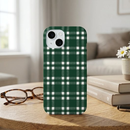 Klassiek Erfgoed Bosgroen Geruite Tartan  Case-Mate iPhone Case