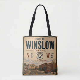 Klassiek erfgoed van de Arizona Mother Road Tote Bag
