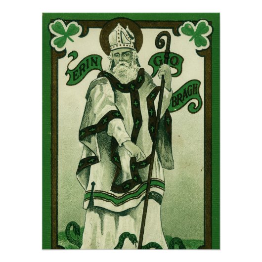 Klassiek - Erin Go Bragh - Prettig St. Patrick'sda Perfect Poster (Voorkant)