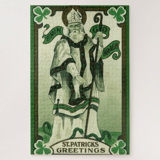 Klassiek - Erin Go Bragh - St. Patrick's Groeten Legpuzzel (Verticaal)