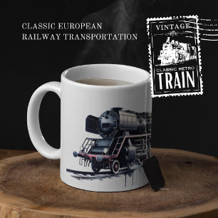 Klassiek Europees spoorvervoer Koffiemok