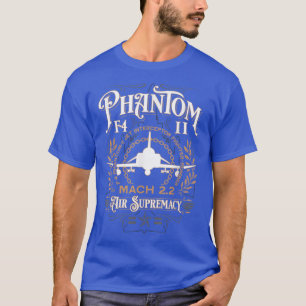Klassiek F4 Phantom II Fighter Bomber Jet Vliegtui T-shirt