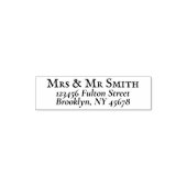 Klassiek familie retour adres  zelfinktende stempel (Design)