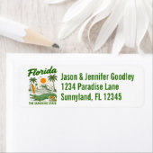 Klassiek Florida - Zonneschijn Staat  Etiket (Insitu)