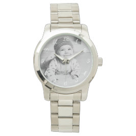 Klassiek  fotocadeau horloge