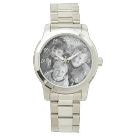 Klassiek  fotocadeau horloge