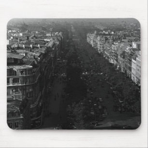 Klassiek Frankrijk Parijs champs elysees laan Muismat