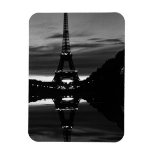 Klassiek Frankrijk Parijs Eiffeltoren reflectie 19 Magneet