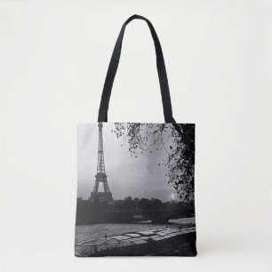 Klassiek Frankrijk Parijs Eiffeltoren zonsondergan Tote Bag
