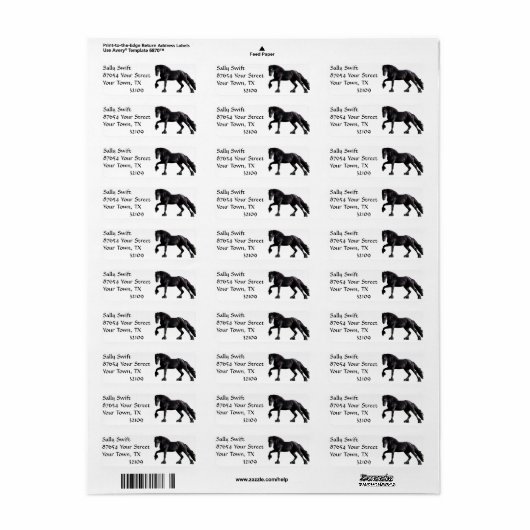 Klassiek Friesian Etiket (Full Sheet)