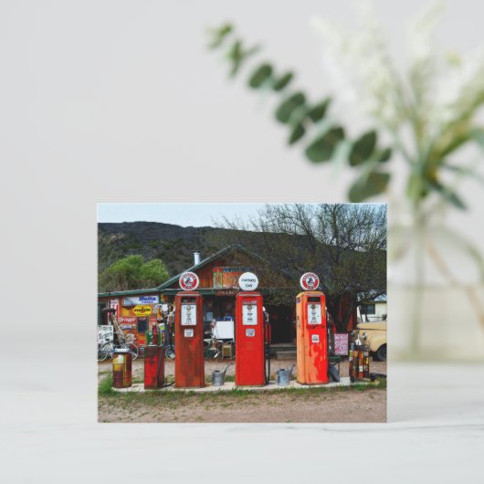 Klassiek gasmuseum briefkaart (Staand voorkant)