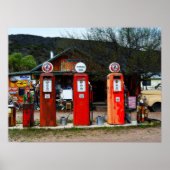 Klassiek gasmuseum, New Mexico Poster (Voorkant)