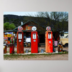 Klassiek gasmuseum, New Mexico Poster