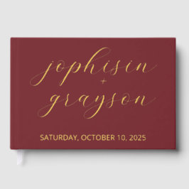 Klassiek gastenboek, modern bruiloft gastenboek