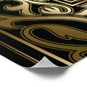 Klassiek Gatsby Style Poster Foto Booth (Hoek)