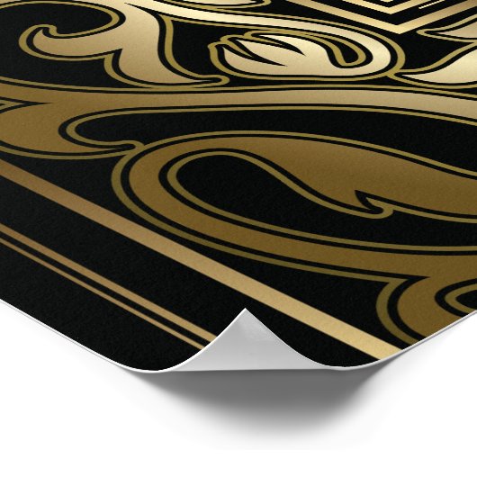  Klassiek Gatsby Style Poster Foto Booth (Hoek)