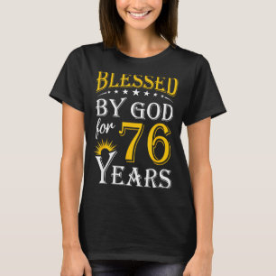 Klassiek Geblesserde God Voor 76 Geloof Ontwerp T-shirt