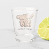 Klassiek geboortejaar 1973 aangepaste shotglaasje shot glas (Achterkant)