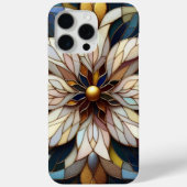 Klassiek Gebrandschilderd Bloem Kunstpatroon Case-Mate iPhone Case (Achterkant)