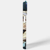 Klassiek Gebrandschilderd Bloem Kunstpatroon Case-Mate iPhone Case (Achterkant / Rechts)