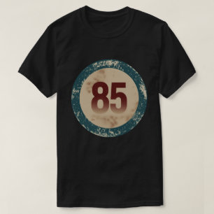 Klassiek gedesdistresseerd nummer 85 t-shirt