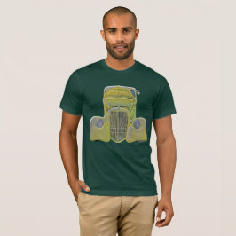 Klassiek geel Willy Abstract T-shirt