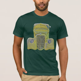 Klassiek geel Willy Abstract T-shirt