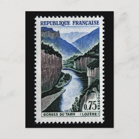 Klassiek gegraveerd Briefkaart stempel (Voorkant)