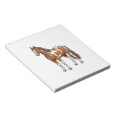 Klassiek gegraveerd pinto paard vector ontwerp_1 notitieblok (Schuin)
