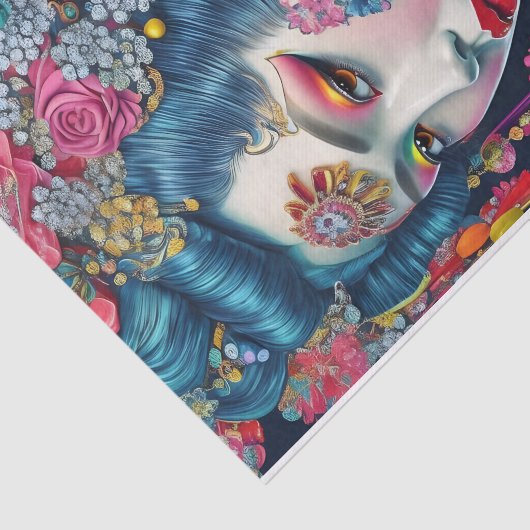Klassiek Geisha Tissue Papier (Detail)