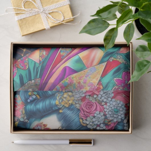 Klassiek Geisha Tissue Papier (Geschenk)