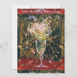 Klassiek gelukkig 40-jarig huwelijksjubileum