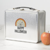 Klassiek Gelukkig Halloween Spinnenweb Vectorontwe (In situ)