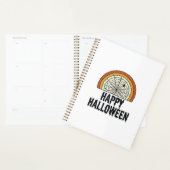 Klassiek Gelukkig Halloween Spinnenweb Vectorontwe Planner (Display)