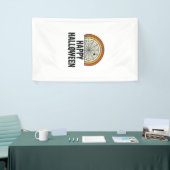 Klassiek Gelukkig Halloween Spinnenweb Vectorontwe Spandoek (Beurs)