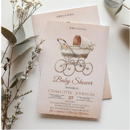  klassiek genderneutraal Baby shower Kaart