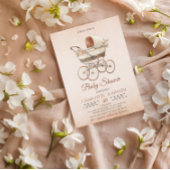  klassiek genderneutraal Baby shower Kaart