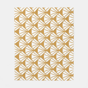 Klassiek geometrisch: Art Deco Elegance. Fleece Deken
