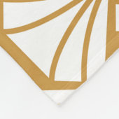 Klassiek geometrisch: Art Deco Elegance. Fleece Deken (Hoek)