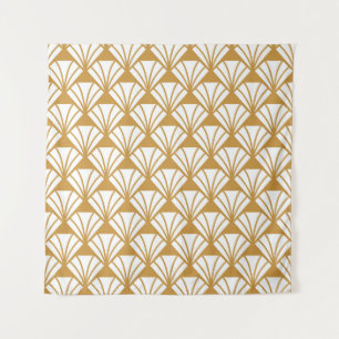 Klassiek geometrisch: Art Deco Elegance. Wandkleed