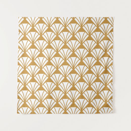 Klassiek geometrisch: Art Deco Elegance. Wandkleed (Voorkant)