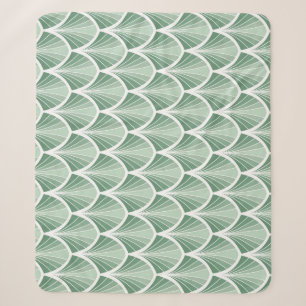 Klassiek geometrisch: Art Deco Naadloze Stijl Sherpa Deken