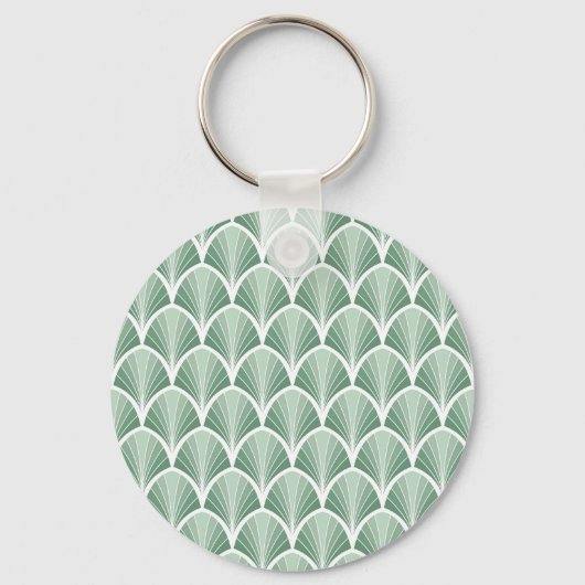 Klassiek geometrisch: Art Deco Naadloze Stijl Sleutelhanger (Voorkant)